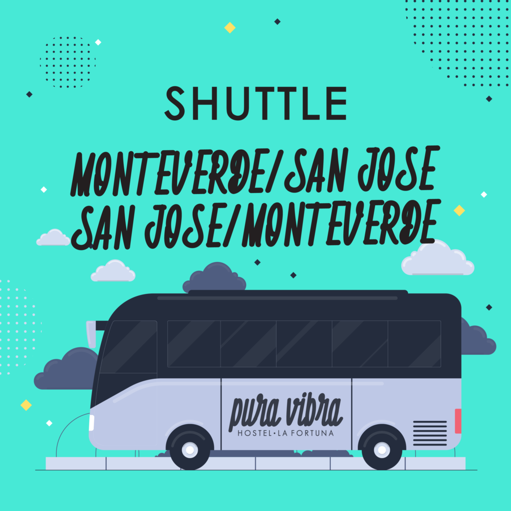 SHUTTLE MONTEVERDE - SAN JOSE (AIRPORT JUAN SANTAMARIA) / SAN JOSE (AIRPORT) - MONTEVERDE