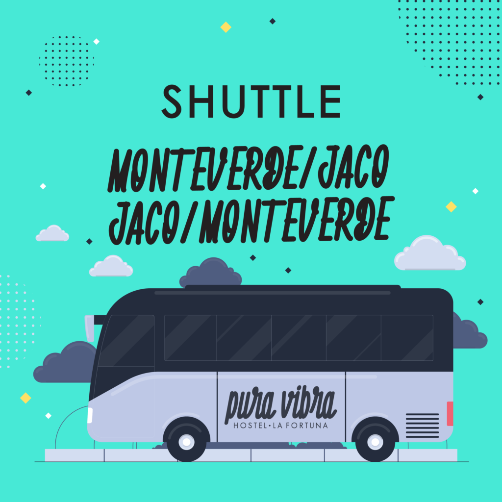 SHUTTLE MONTEVERDE - JACO / JACO - MONTEVERDE