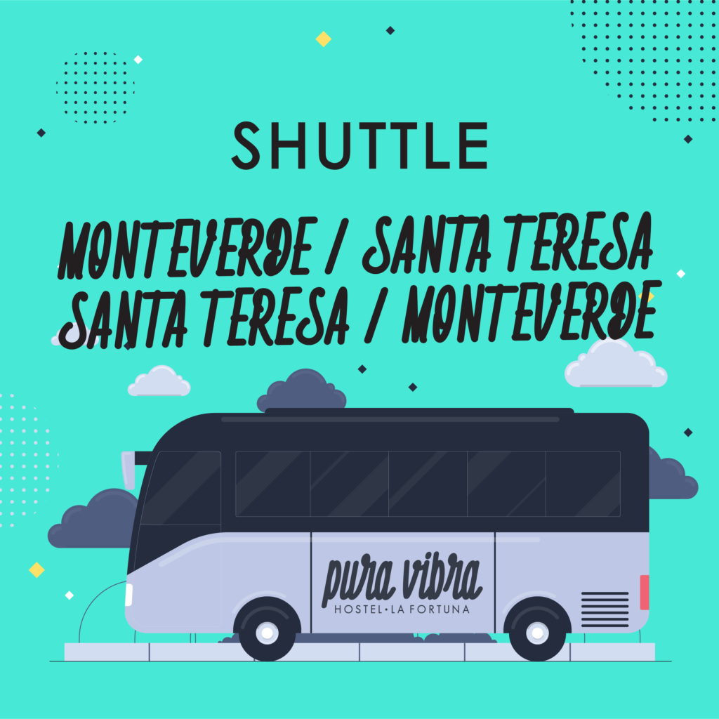 SHUTTLE MONTEVERDE - SANTA TERESA / SANTA TERESA - MONTEVERDE