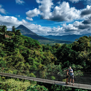 HANGING BRIDGES + LA FORTUNA WATERFALL + LUNCH + HOT RIVER