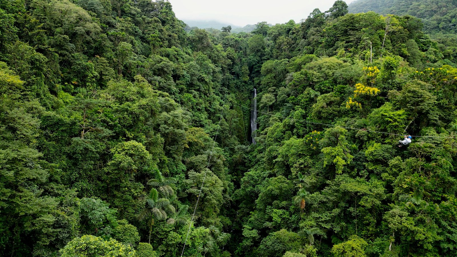 ZIPLINE ADVENTURE OVER LA FORTUNA WATERFALL - Image 7