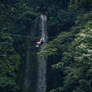 Zipline Adventure Over La Fortuna Waterfall
